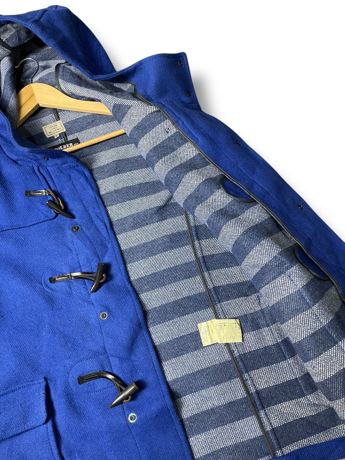 Japanese Brand × Vintage Lanificio Colber Brand Hooded Duffle Jacket (107) Size US XL / EU 56 / 4 - 6 Thumbnail