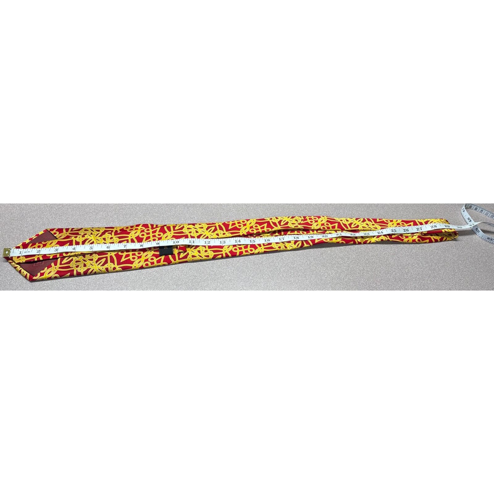 Other SetaZone Red and Yellow Silk Tie Size ONE SIZE - 2 Thumbnail