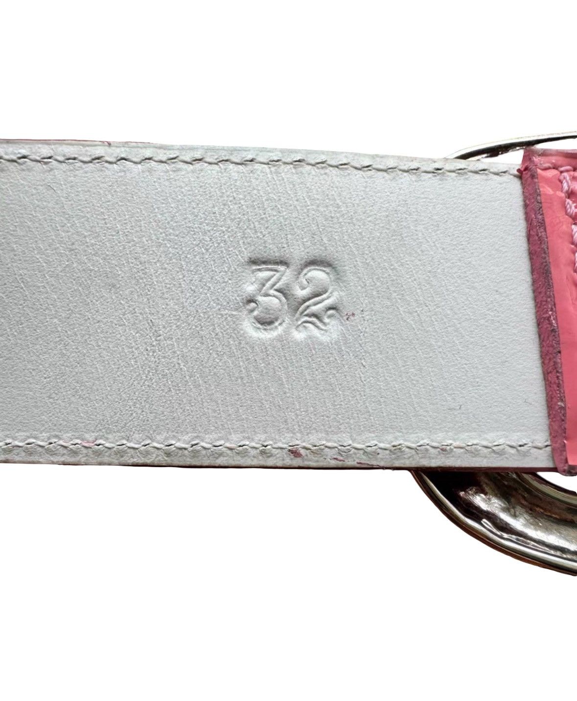 Chrome Hearts Pink patent leather gunslinger belt Size 32 - 7 Thumbnail