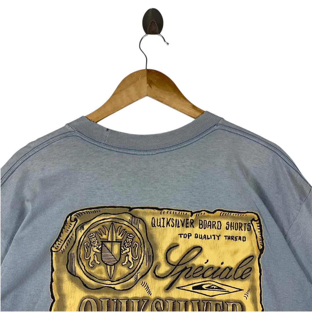 Quiksilver Vintage distressed QUIKSILVER Surfing back hit tee Size US M / EU 48-50 / 2 - 9 Thumbnail