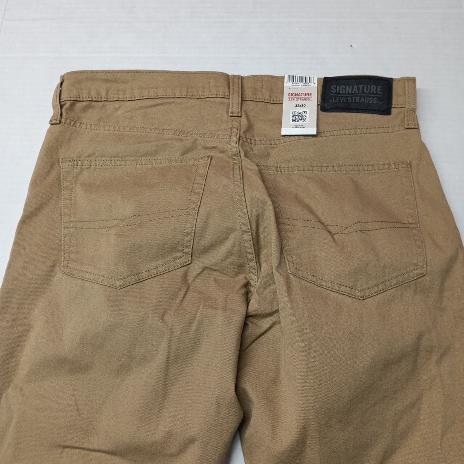 Levi's Signature By Levi Strauss Chino Pants Men's Size 32x30 Khaki Size US 32 / EU 48 - 9 Thumbnail