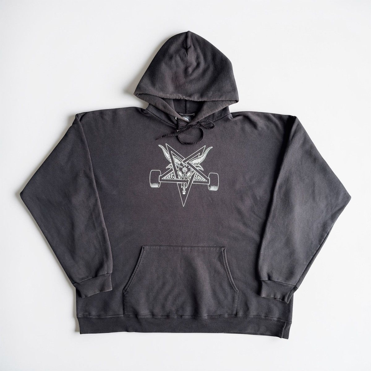 Thrasher Vintage Skate Hoodie Thrasher Satanic 666 Size US XXL / EU 58 / 5 - 1 Thumbnail