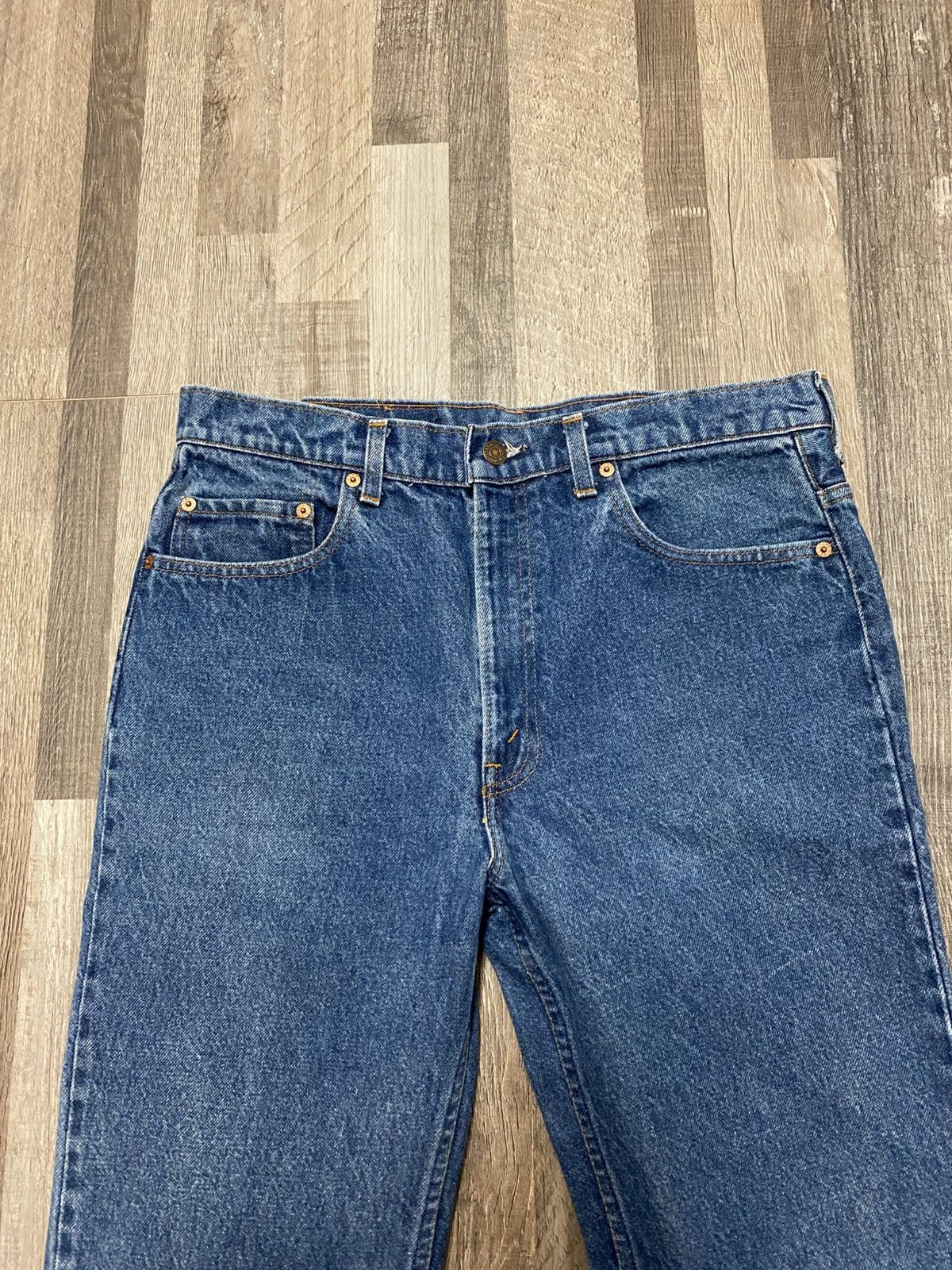 Levi's Vintage 1985 80’s Levis Bootcut Flare Denim Jeans Rare Grail Size US 34 / EU 50 - 3 Thumbnail