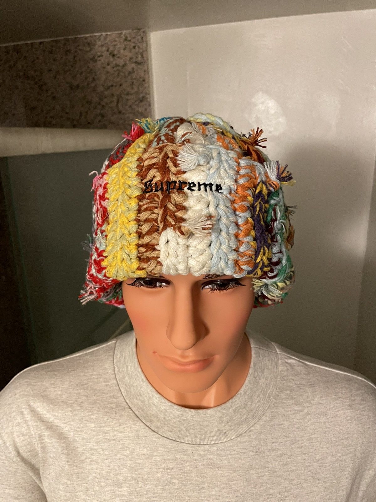 Supreme Supreme hand tie beanie multicolored Size ONE SIZE - 4 Thumbnail