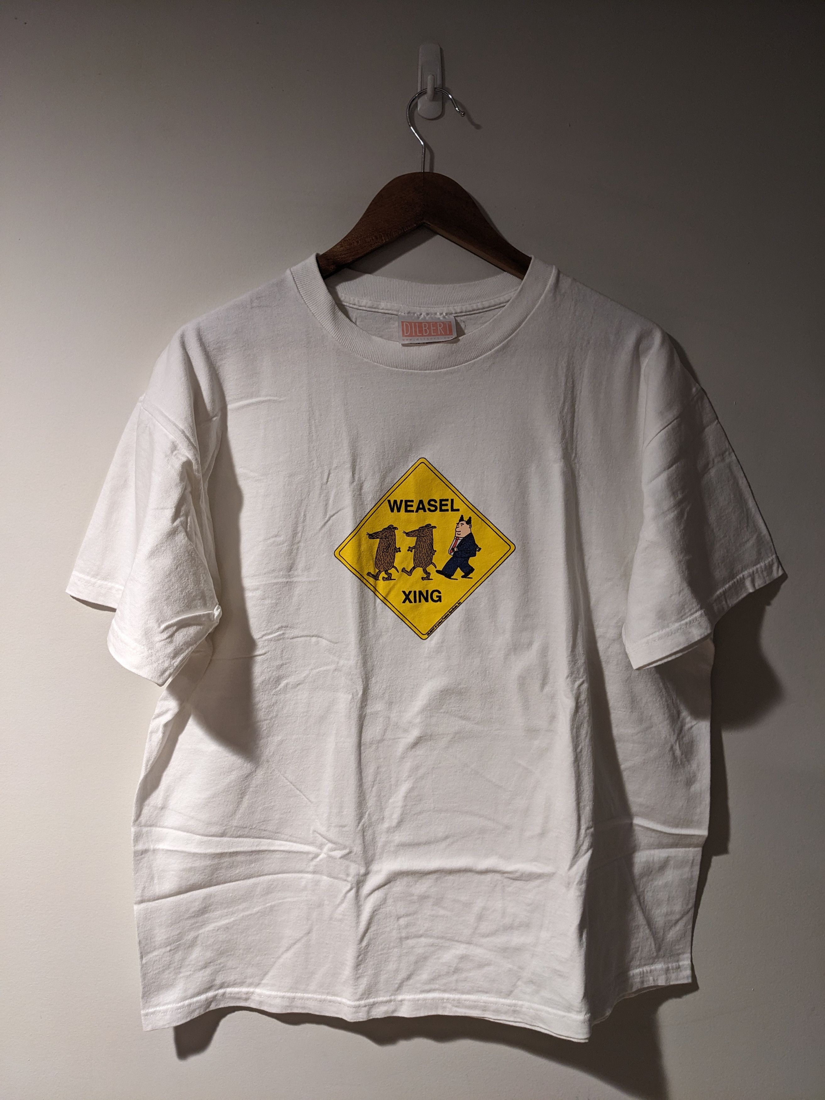 Vintage Vintage Weasel Xing Dilbert Comic Sunday Humor T-Shirt Size US XL / EU 56 / 4 - 1 Thumbnail