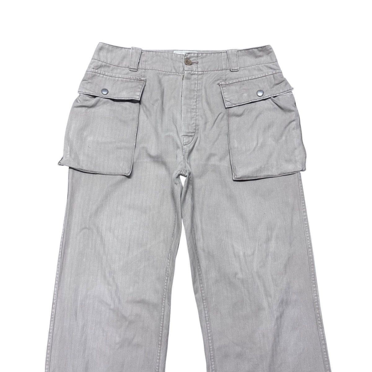 Nigel Cabourn NINELIVES Herringbone Military Monkey Pants Size US 32 / EU 48 - 3 Thumbnail