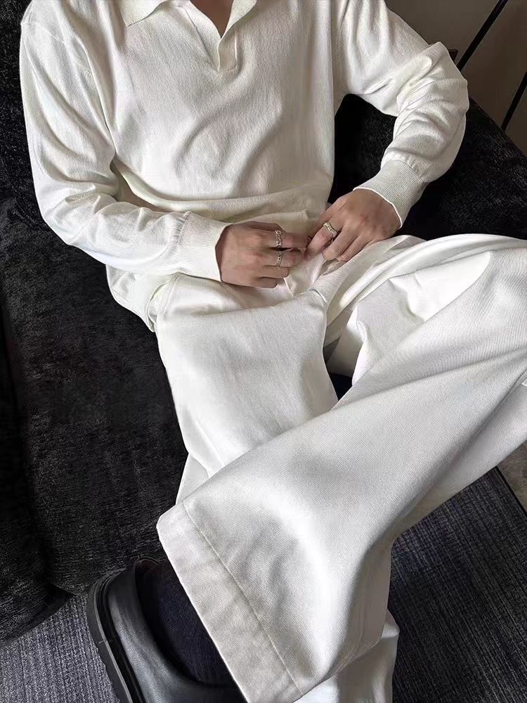 Japanese Brand × Vintage Sickle Pleated Curved Wide Leg Casual Pants Size US 30 / EU 46 - 3 Thumbnail