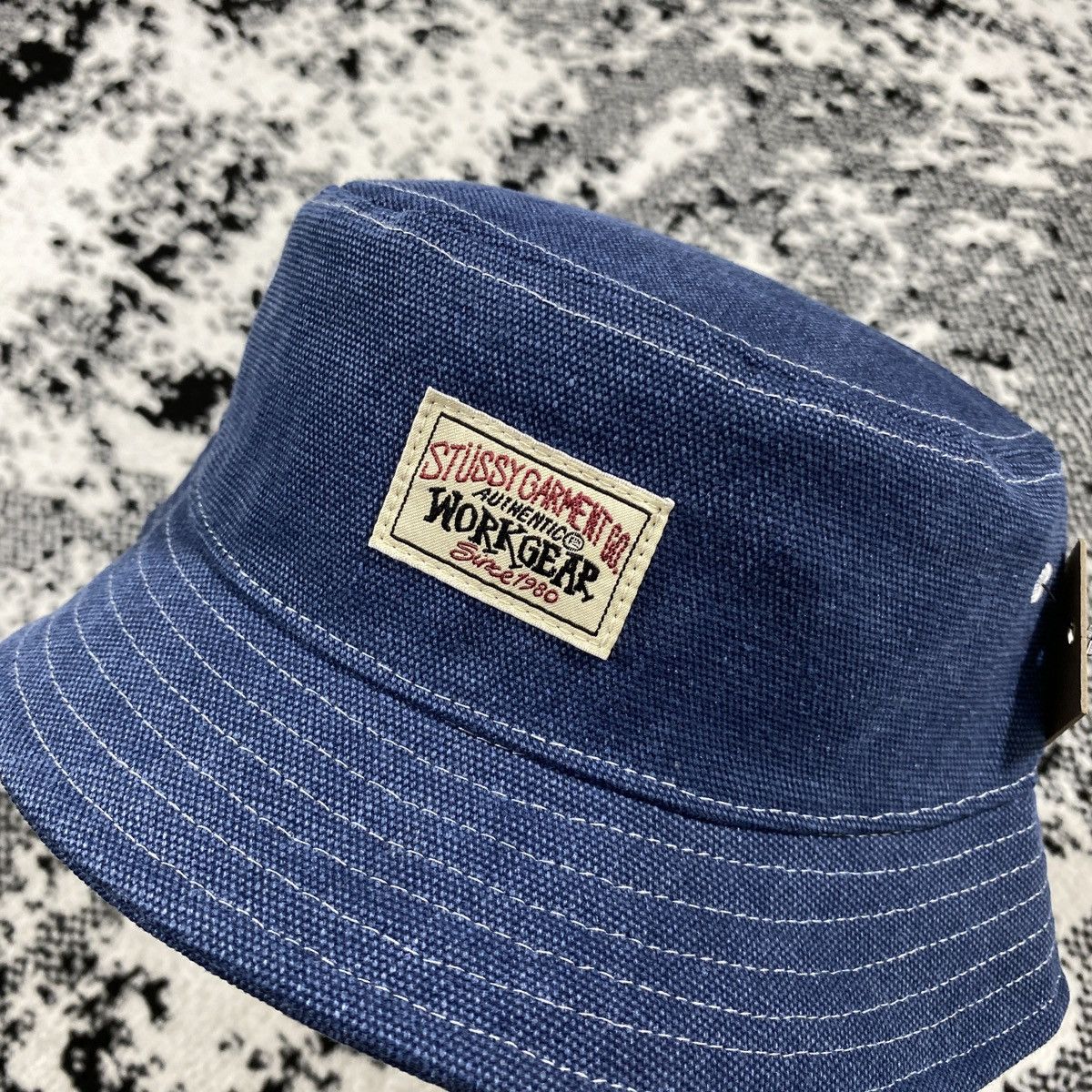 Other STUSSY BUCKET HAT WORKGEAR NAVY Size ONE SIZE - 2 Thumbnail