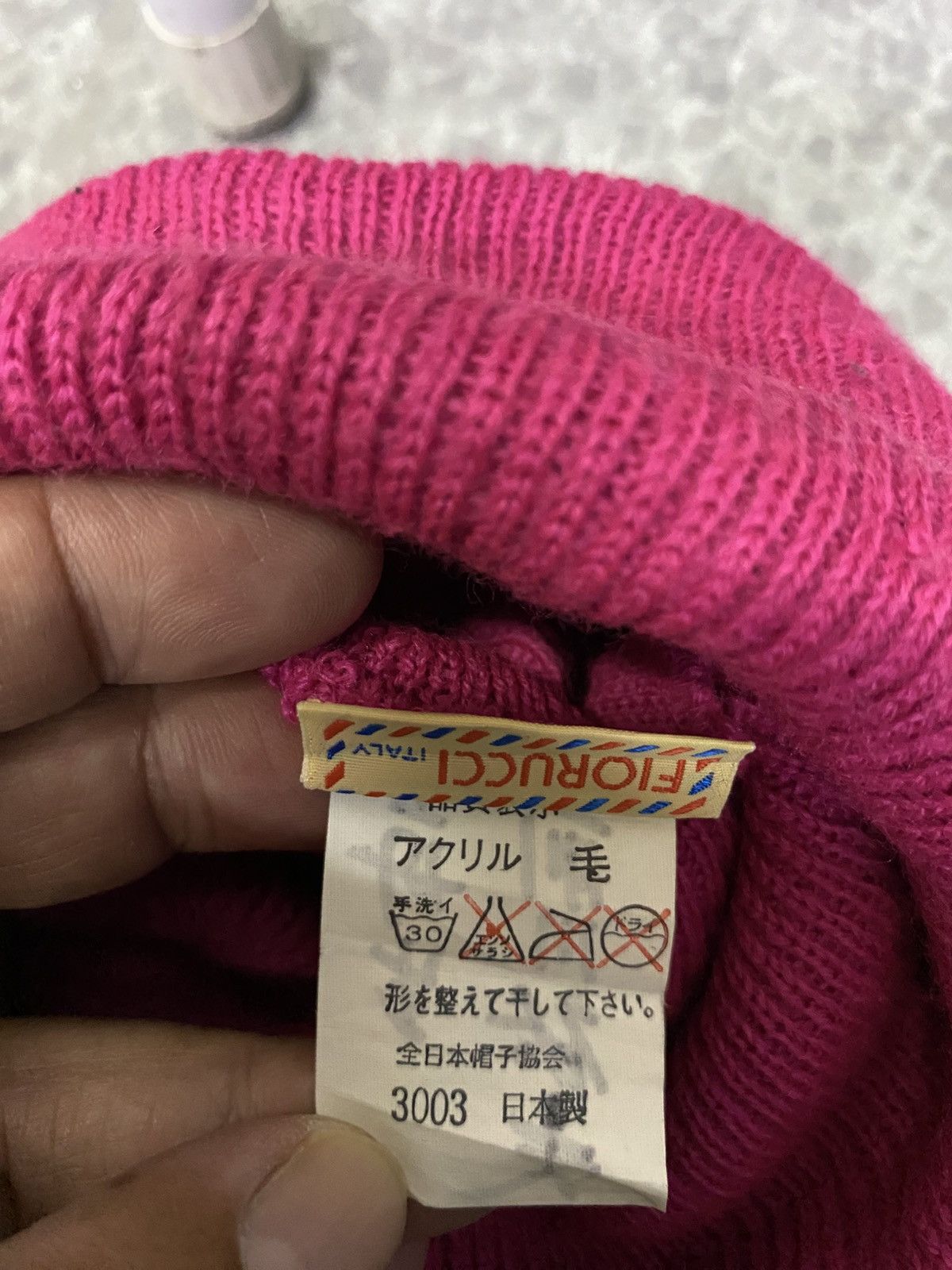 Fiorucci Foorucci Italy Embroidery Beanie Hat Size ONE SIZE - 6 Thumbnail