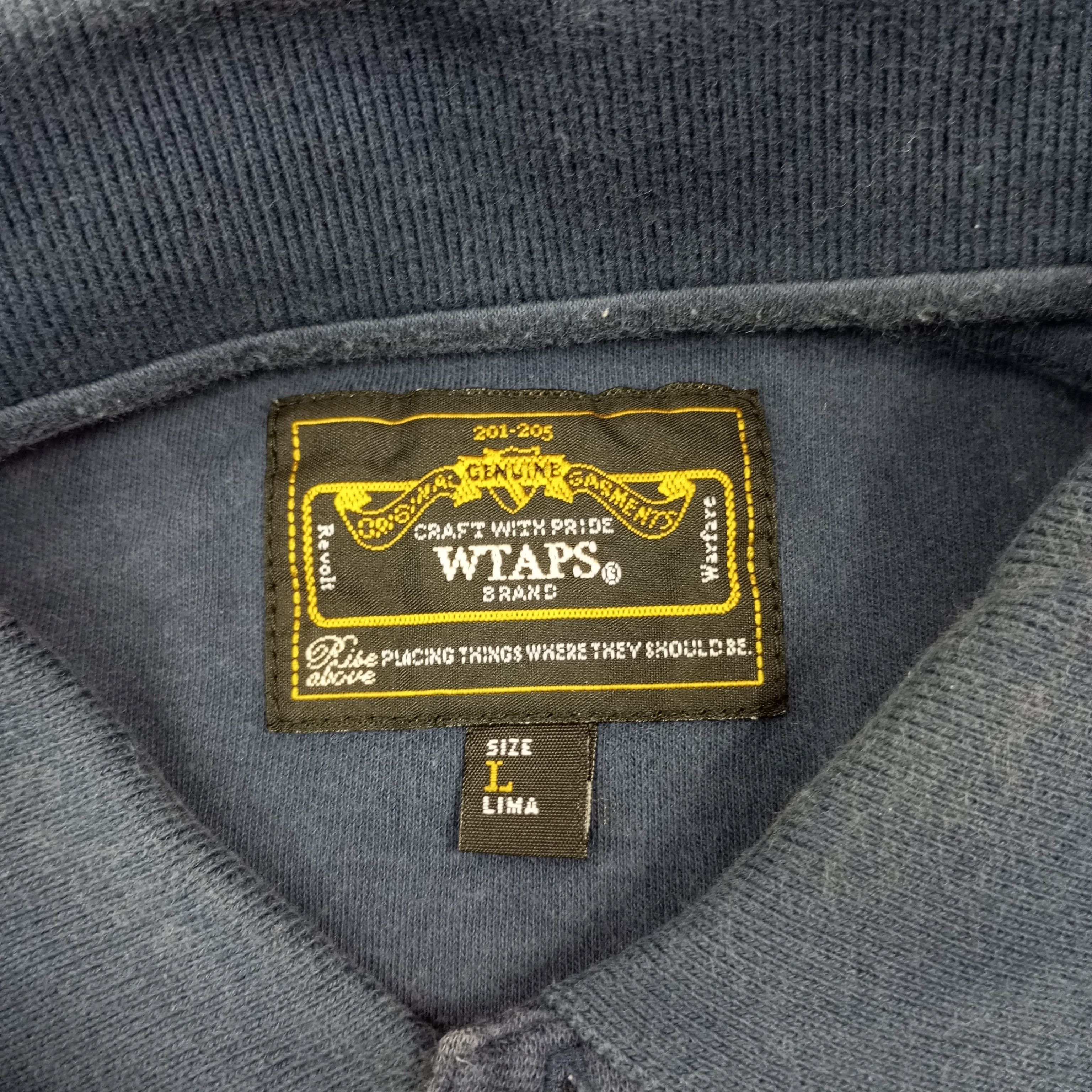 Japanese Brand × Vintage × Wtaps Wtaps Japanese Brand Fashion Streetwear Style Casual Polos Size US L / EU 52-54 / 3 - 6 Thumbnail