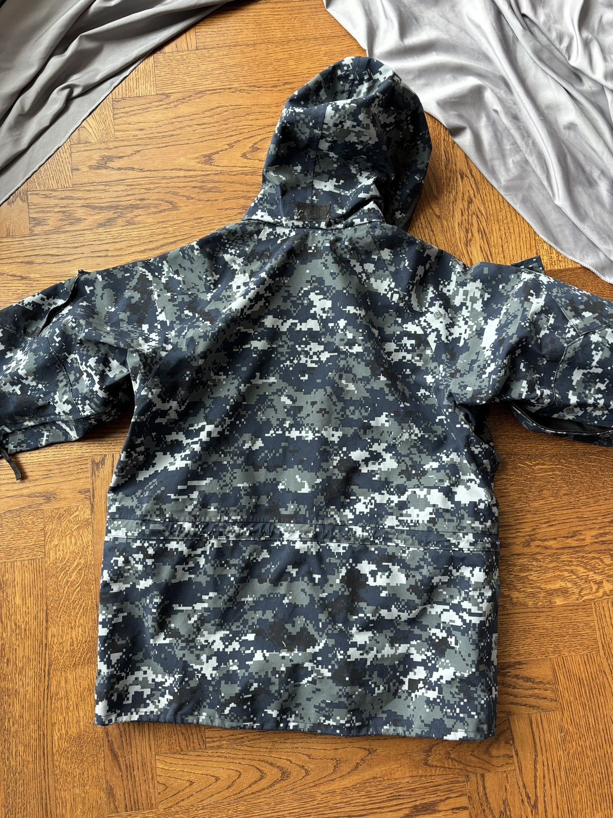 Goretex 2016 Digital Camo US Navy Parka Short Army Shell Jacket Size US S / EU 44-46 / 1 - 5 Thumbnail