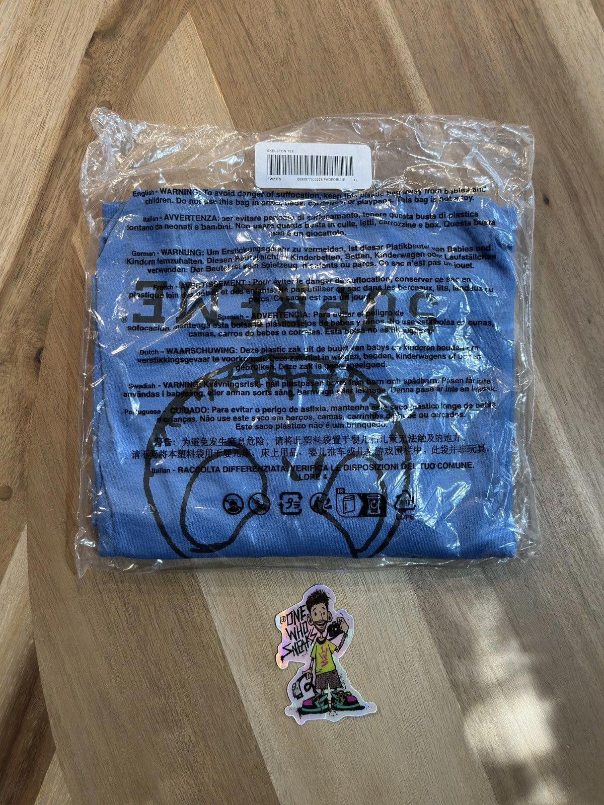 Supreme Supreme Skeleton Tee Size XL Size US XL / EU 56 / 4 - 3 Thumbnail