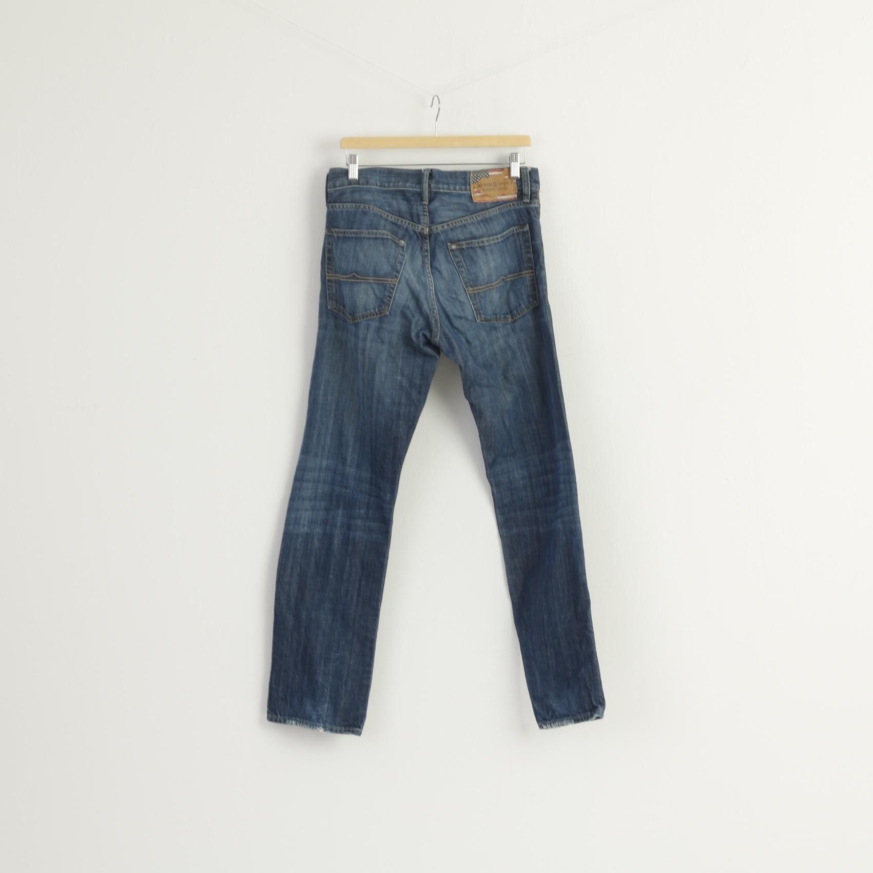 Denim & Supply Ralph Lauren Denim & Supply Ralph Lauren Men 31 Trousers Navy 9647 Size US 31 - 7 Thumbnail
