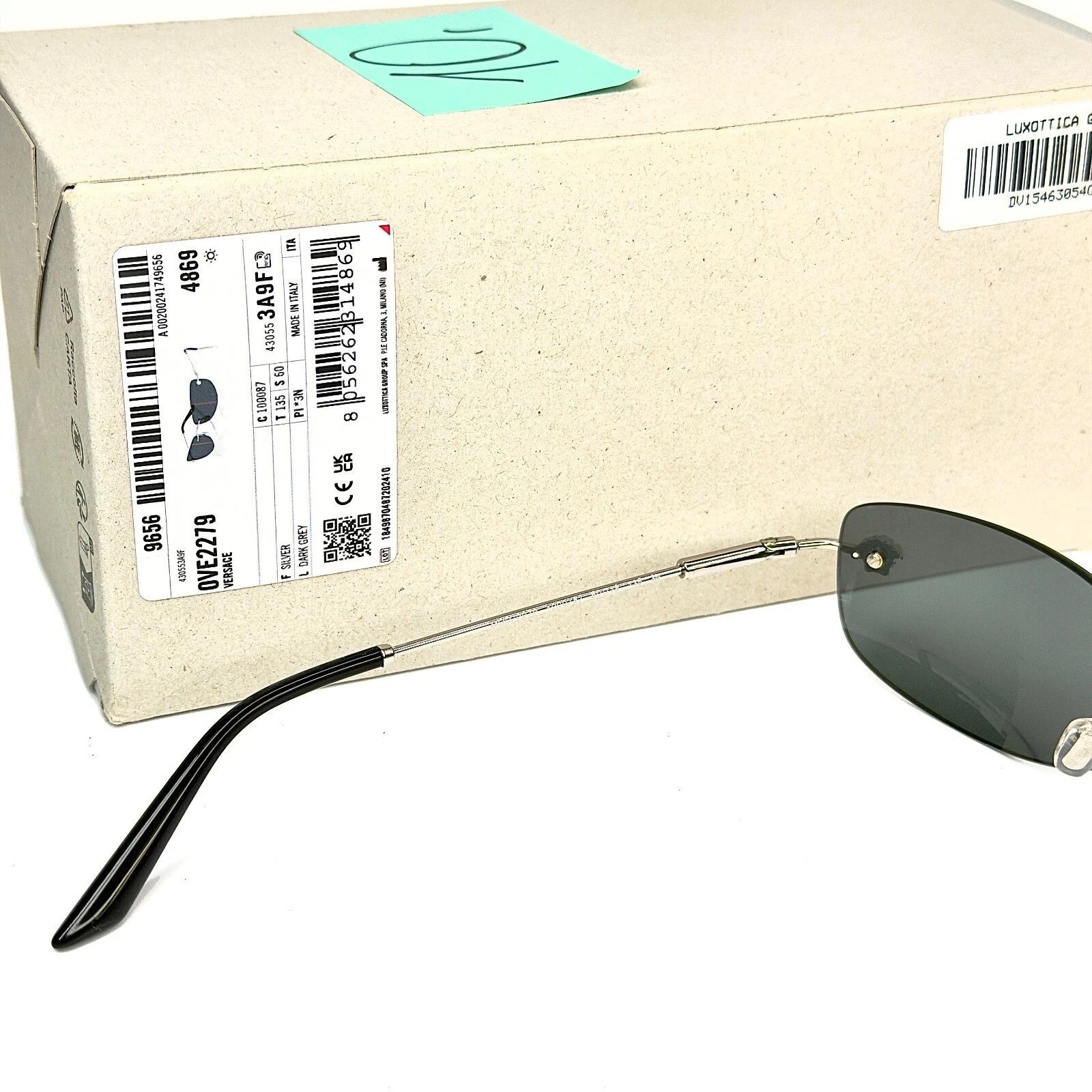 Versace VERSACE VE2279 Runway MEDUSA Stud 2279 Oval Sunglasses Size ONE SIZE - 9 Thumbnail