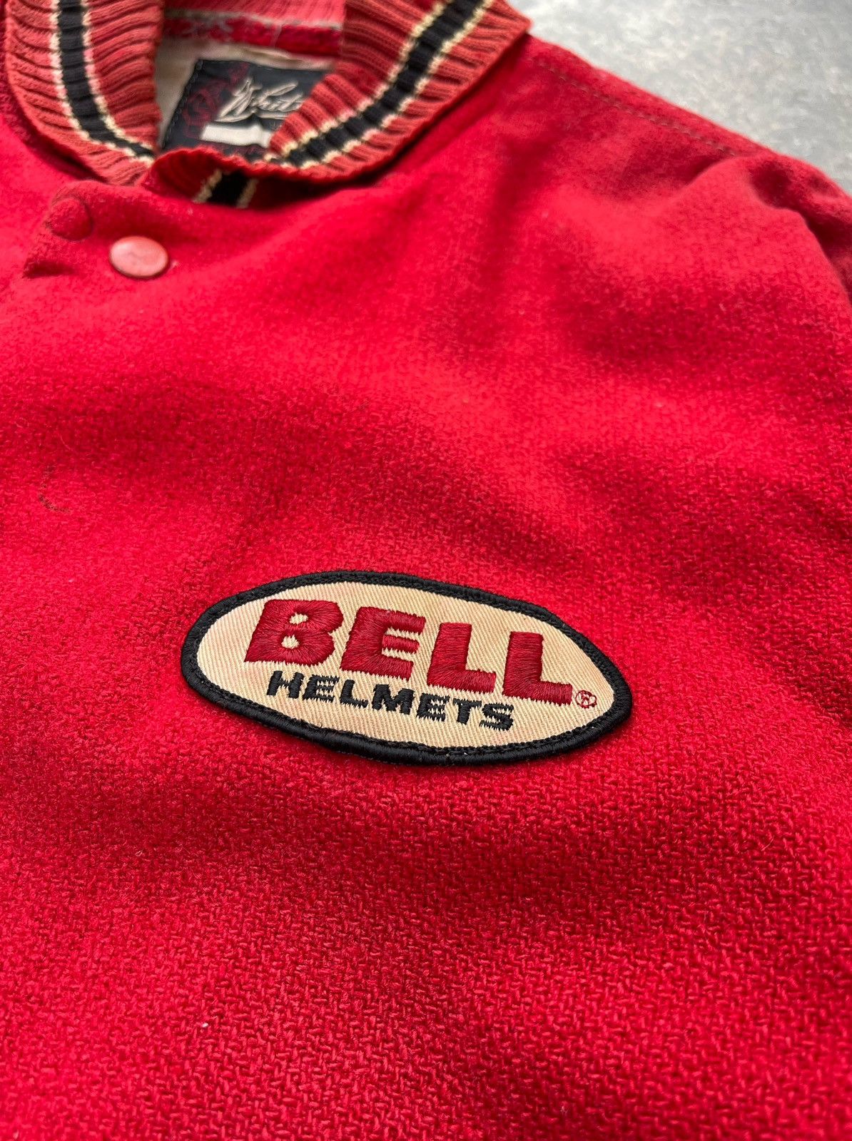 Vintage 🔥VINTAGE 70s BELL HELMETS VARSITY JACKET Size US M / EU 48-50 / 2 - 11 Thumbnail