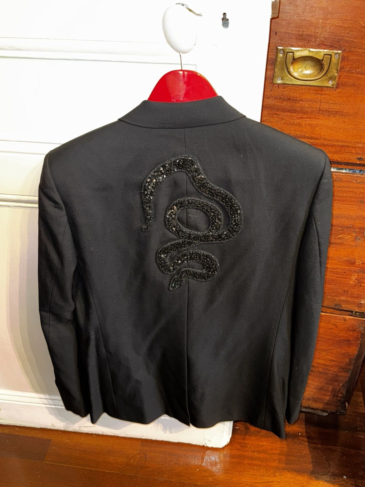 Saint Laurent Paris Hedi Slimane Saint Laurent jacket Swarovski Crystal new Size 48R - 2 Thumbnail