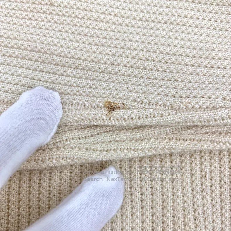 Gucci Gucci Beige flower and bird embroidery cashmere round-neck Size S / US 4 / IT 40 - 9 Thumbnail