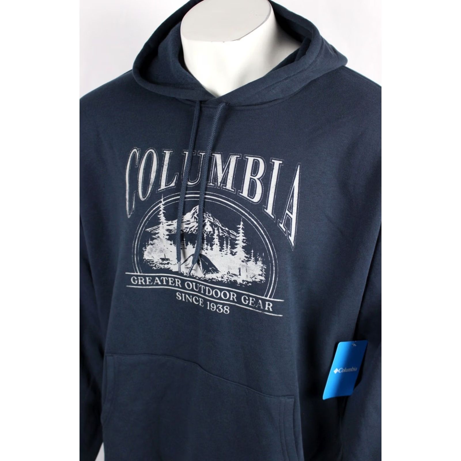 Vintage Columbia Men's Rambler CSC Hoodie Sweatshirt XXL Navy Blue Long Sleeve Size US XXL / EU 58 / 5 - 4 Thumbnail