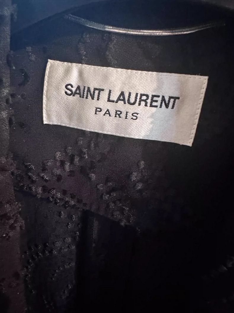 Saint Laurent Paris Saint Laurent Embroidered Robe Cardigan- Size US S / EU 44-46 / 1 - 2 Thumbnail