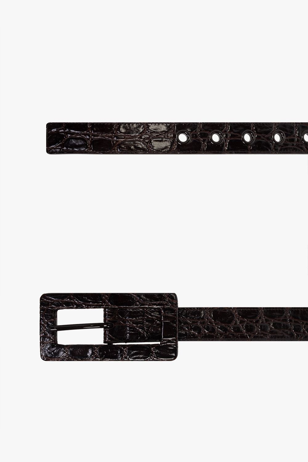 Saint Laurent Paris o1s1wg110724 Size: 65 / Rectangular Buckle Belt Leather Size ONE SIZE - 4 Thumbnail
