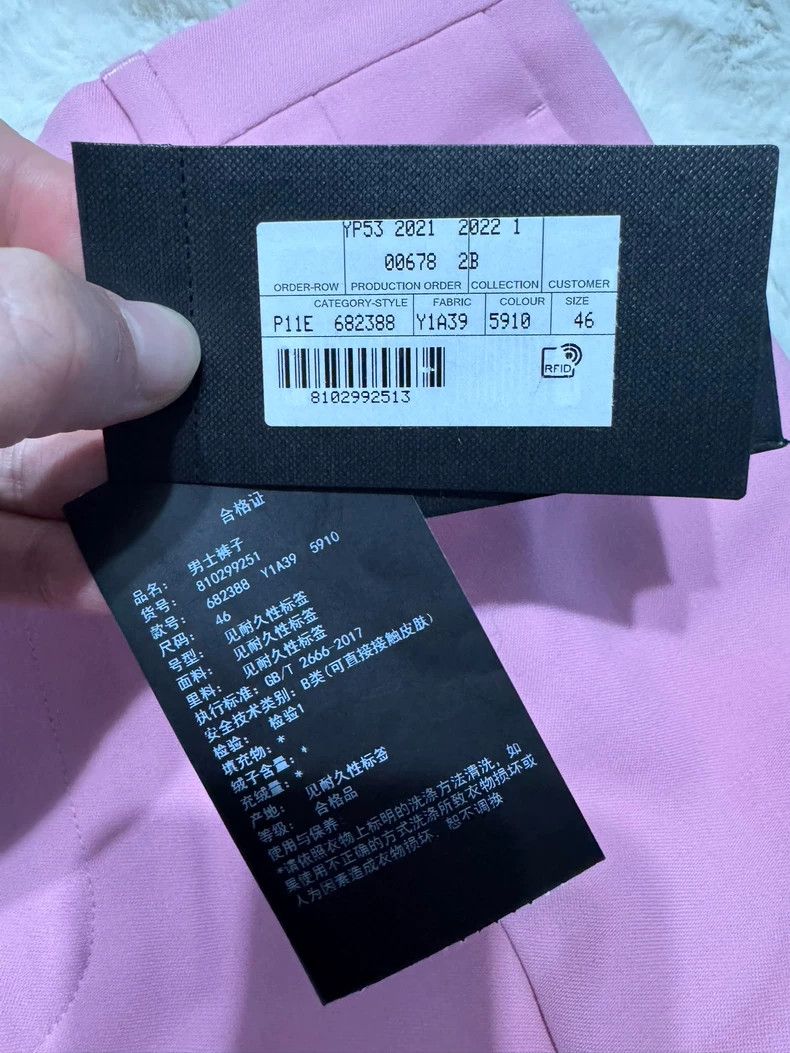 Yves Saint Laurent saint laurent size US 46 Pink men's trousers 2501-Nextarrow Size US 30 / EU 46 - 2 Thumbnail