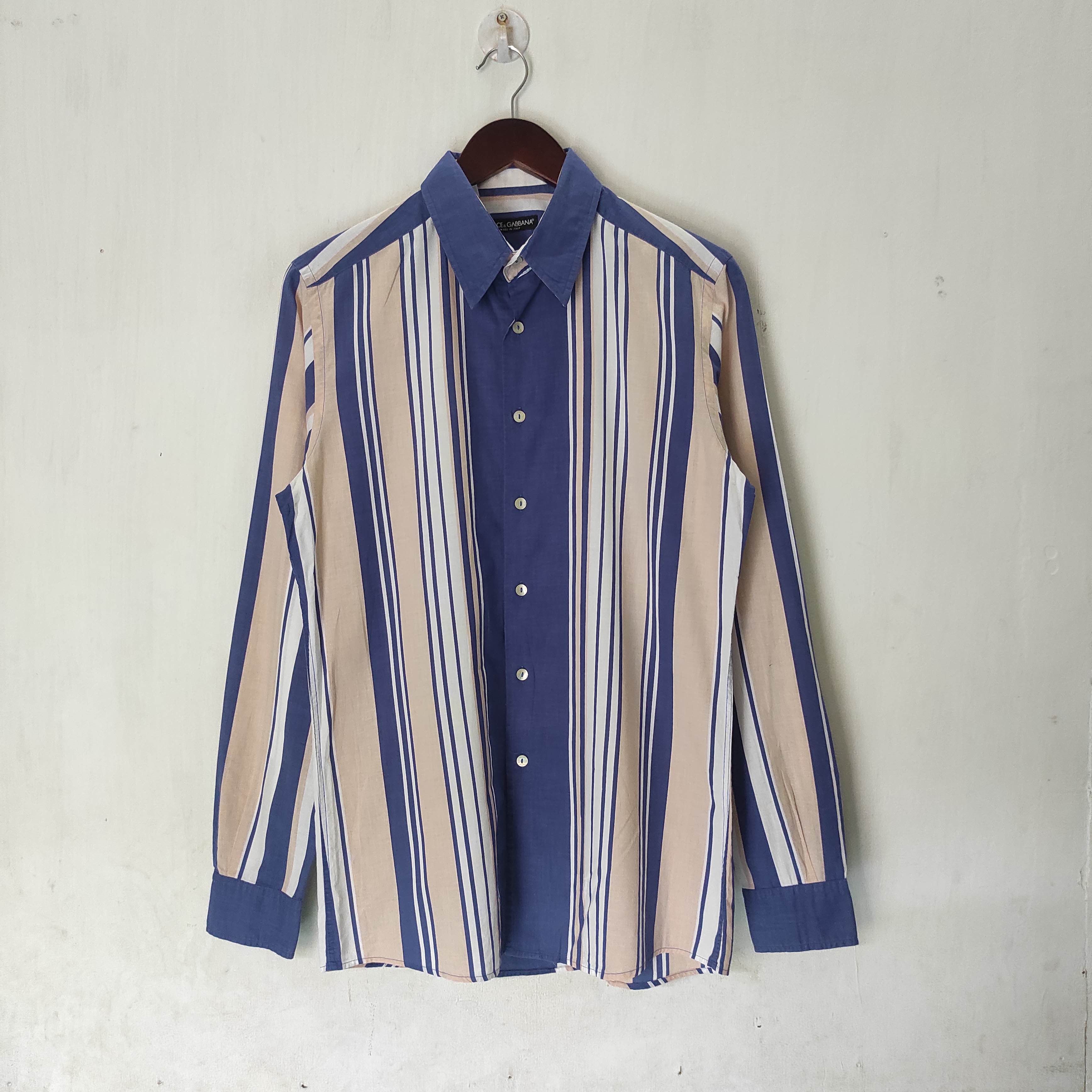 Dolce & Gabbana Dolce Gabbana Shirt Long Sleeve Button Up Size US M / EU 48-50 / 2 - 2 Thumbnail