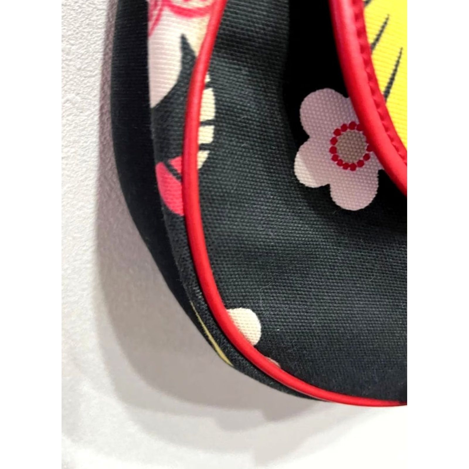 Moschino VINTAGE Moschino Shoulder bag Women's Black Floral pattern From Japan Handbag Flower motif 60 cm strap 23 x 27 x 7 cm Size ONE SIZE - 5 Thumbnail