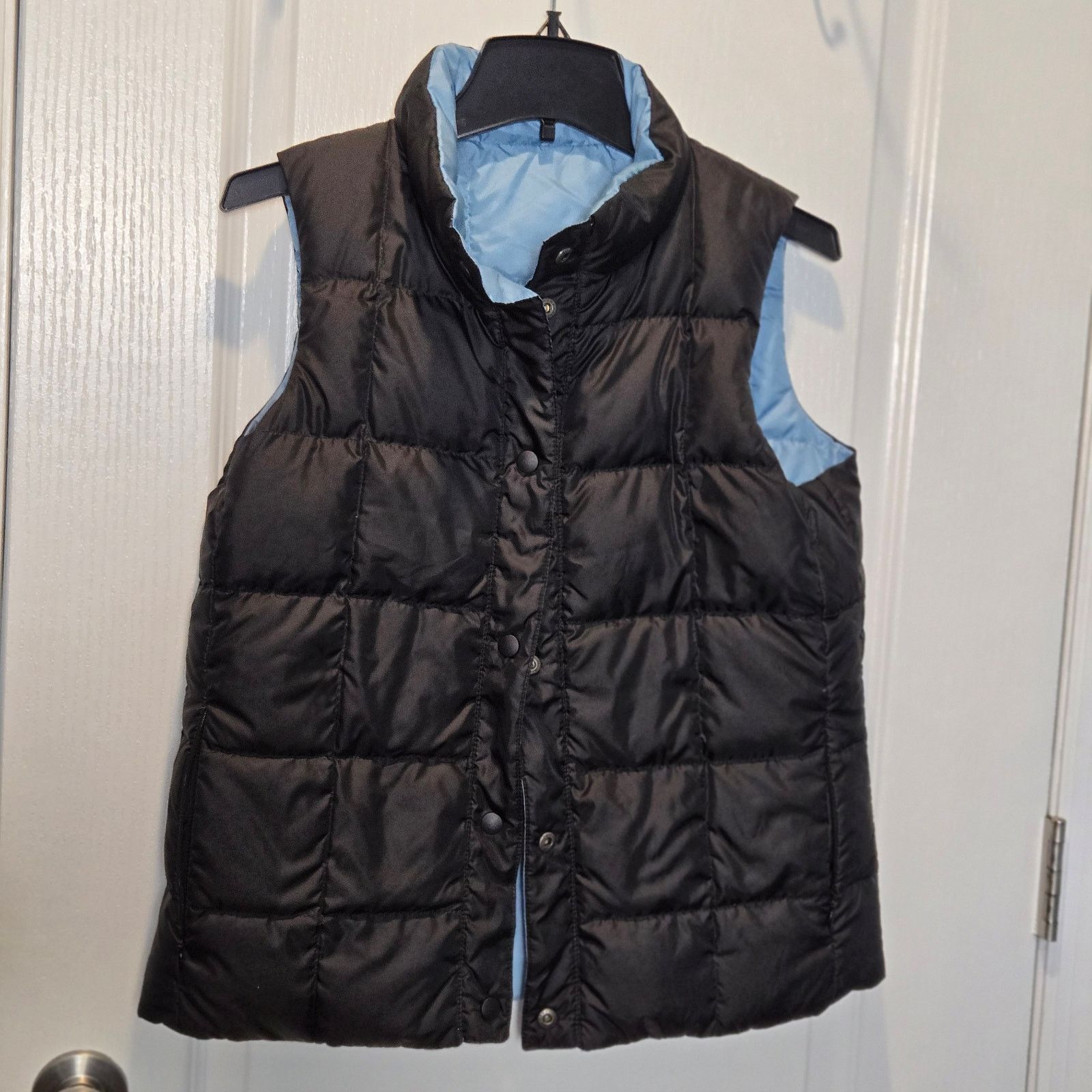 L.L. Bean LL Bean Women Goose Down Puffer Vest Reversible Snap sz S Size S / US 4 / IT 40 - 1 Thumbnail