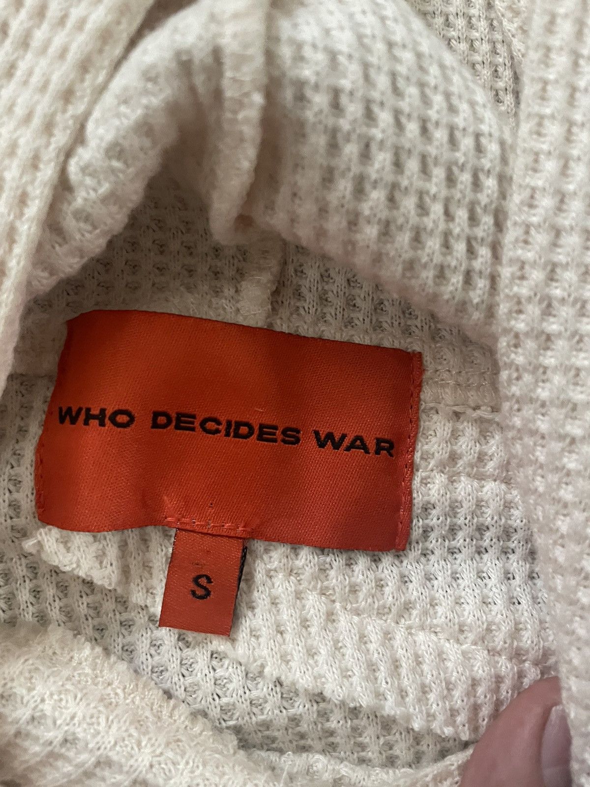 Other Who Decides War Thermal Hooded Pullover in Cream Size S / US 4 / IT 40 - 4 Thumbnail