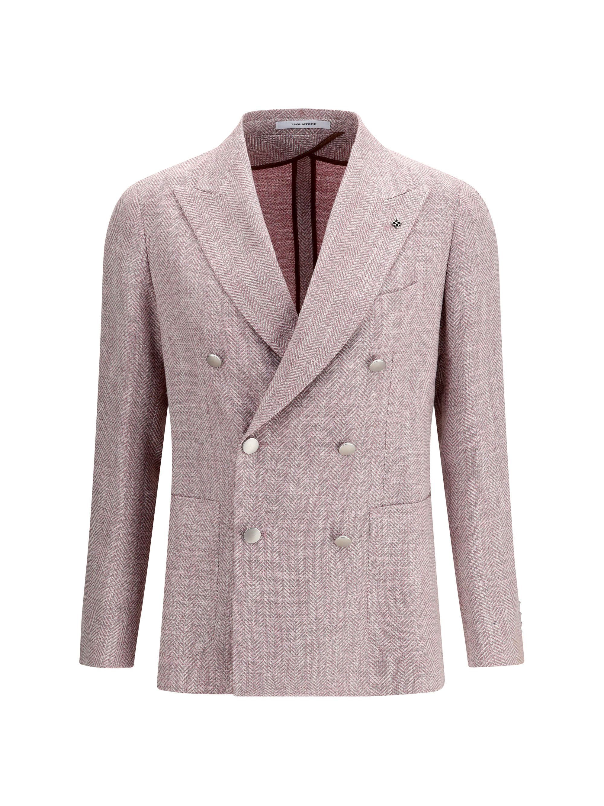 Tagliatore Double-breasted Jacket with a herringbone fabric Size US L / EU 52-54 / 3 - 1 Thumbnail