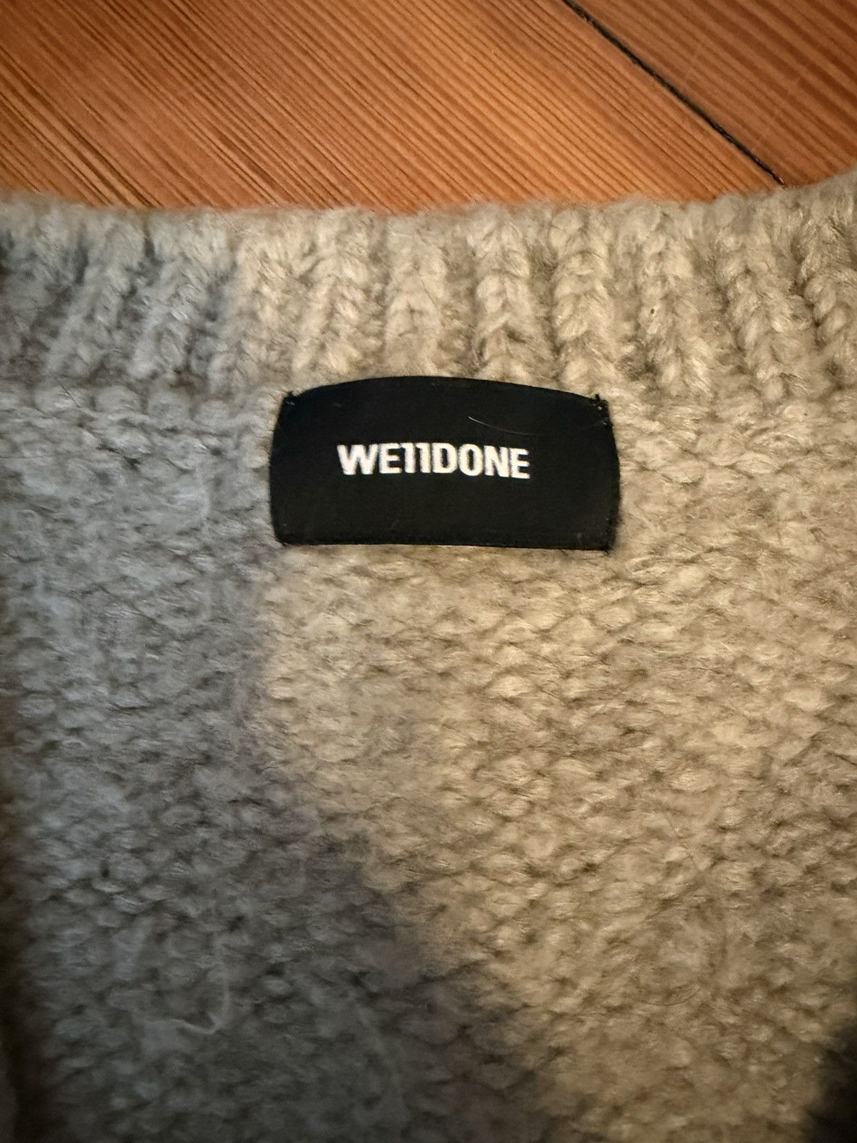 WE11DONE We11done Cable Knit Sweater Vest Size US L / EU 52-54 / 3 - 2 Thumbnail