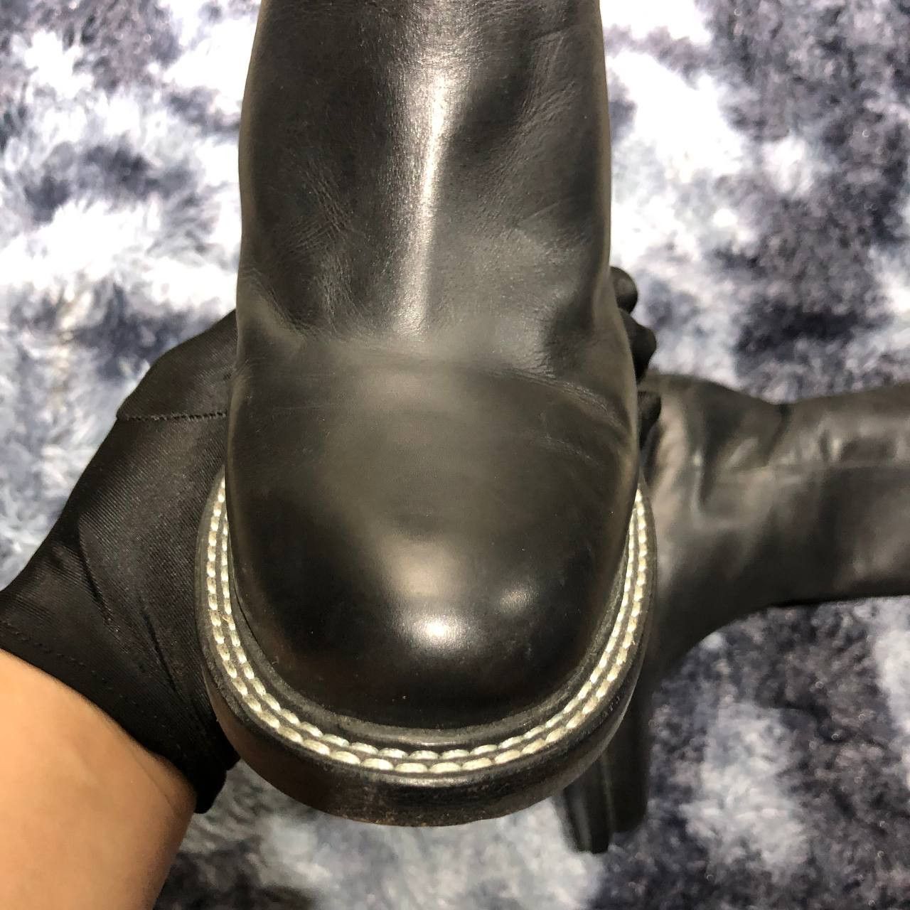 Jil Sander Jil Sander Wedge Ankle Zip Leather boots Size US 7.5 / IT 37.5 - 6 Thumbnail