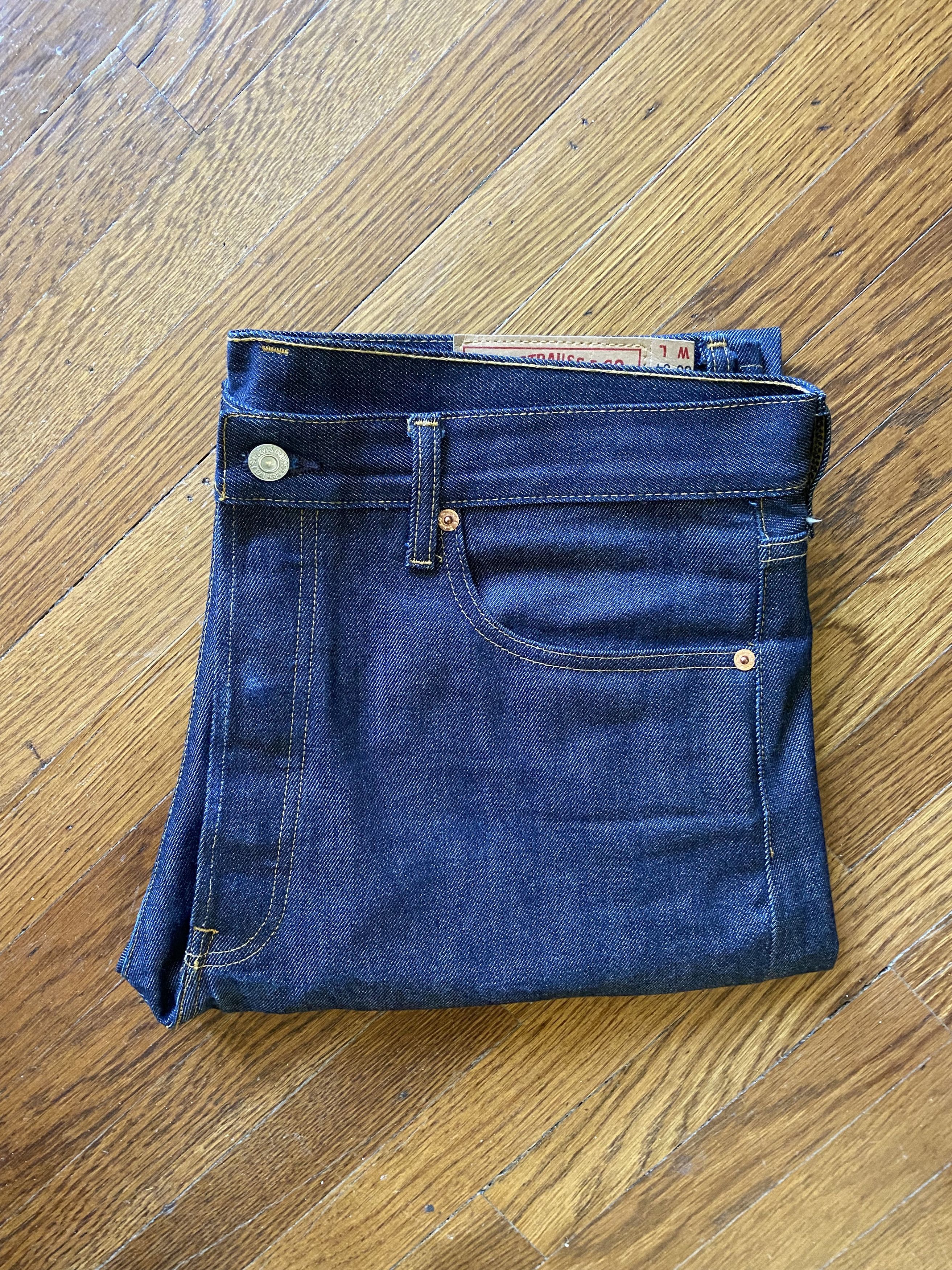 Levi's × Levi's Vintage Clothing × Vintage 1954 501® Original Fit Selvedge Men's Jeans Size US 36 / EU 52 - 7 Thumbnail