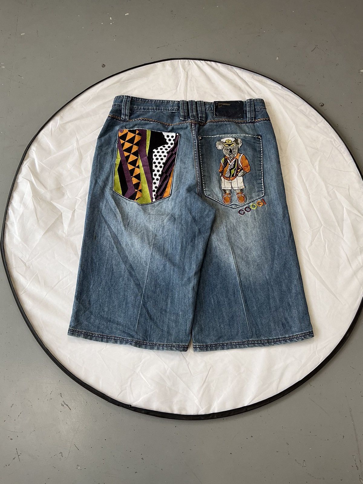 Coogi × Vintage Vintage Coogi crazy 🐨 embroidered denim jort Size US 38 / EU 54 - 1 Thumbnail
