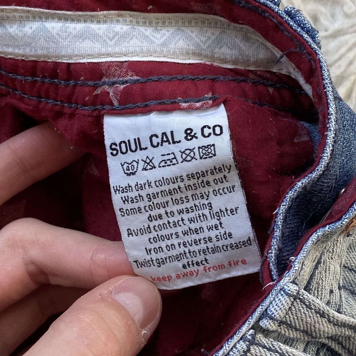 If Six Was Nine 📌 Vintage Soulcat USA Flag Metal Stars Y2K Shorts Size 30" / US 8 / IT 44 - 9 Thumbnail