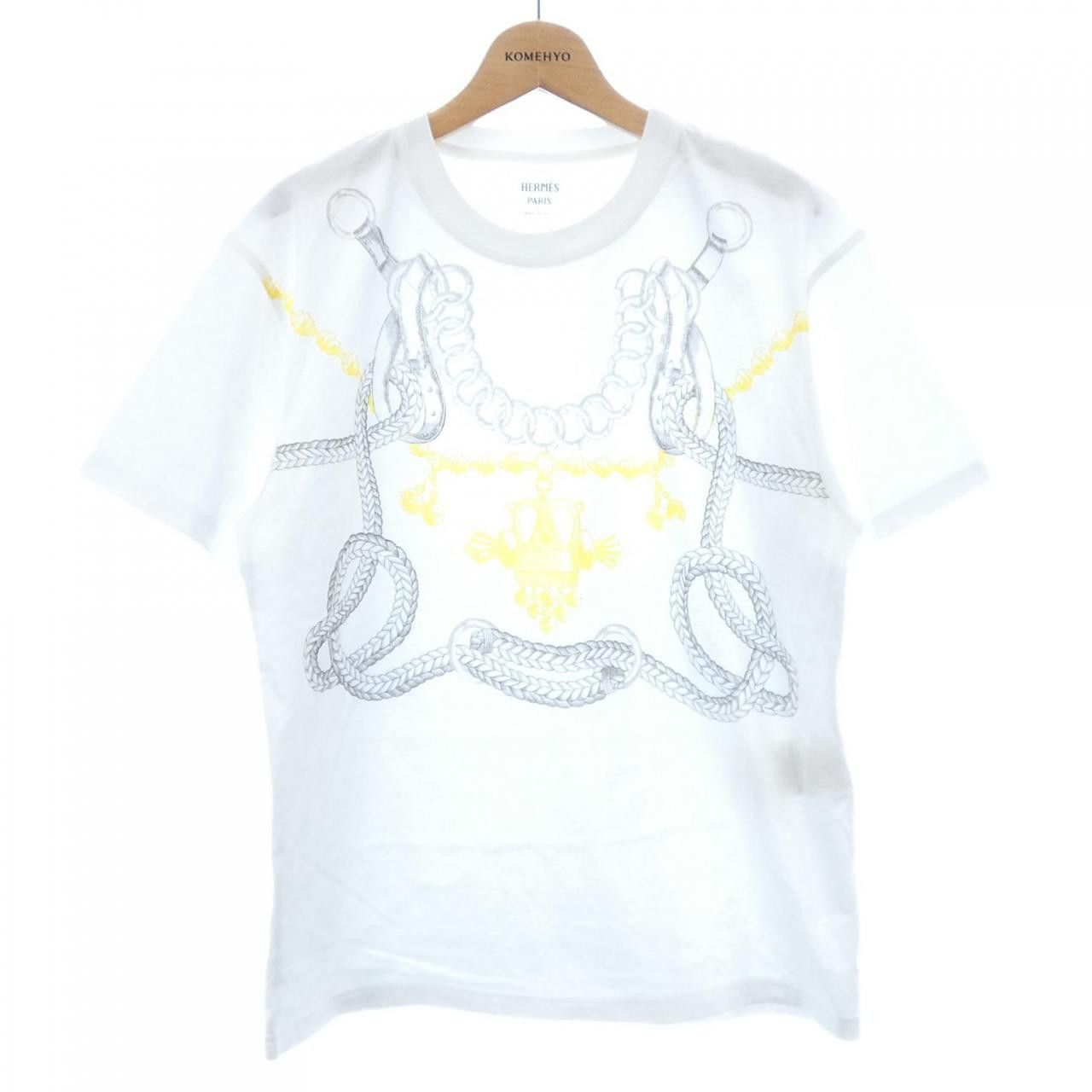 Hermes Hermes Hermes Parfumerie Remix Cotton TShirt Textile T-Shirts DUTY FREE for USA Size ONE SIZE - 1 Thumbnail