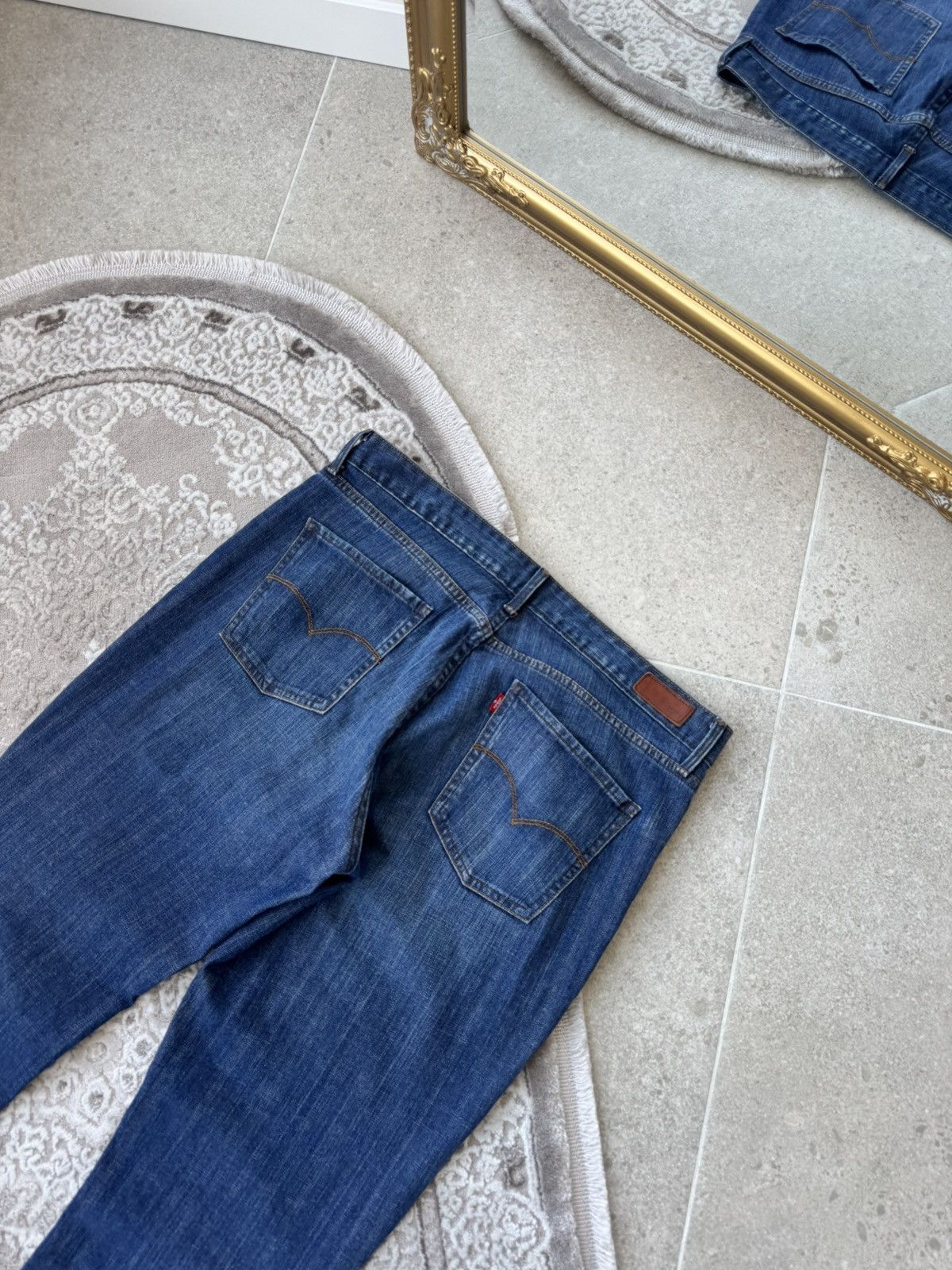 Levi's Vintage Levi’s 512 Bootcut Flared Blue Denim Jeans Y2K Size US 32 / EU 48 - 2 Thumbnail