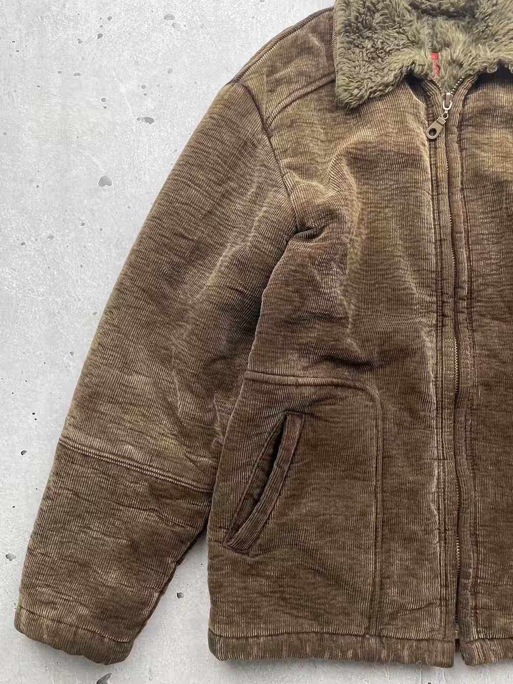 Other Vintage Fur Corduroy Heavy Jacket Size US M / EU 48-50 / 2 - 2 Thumbnail