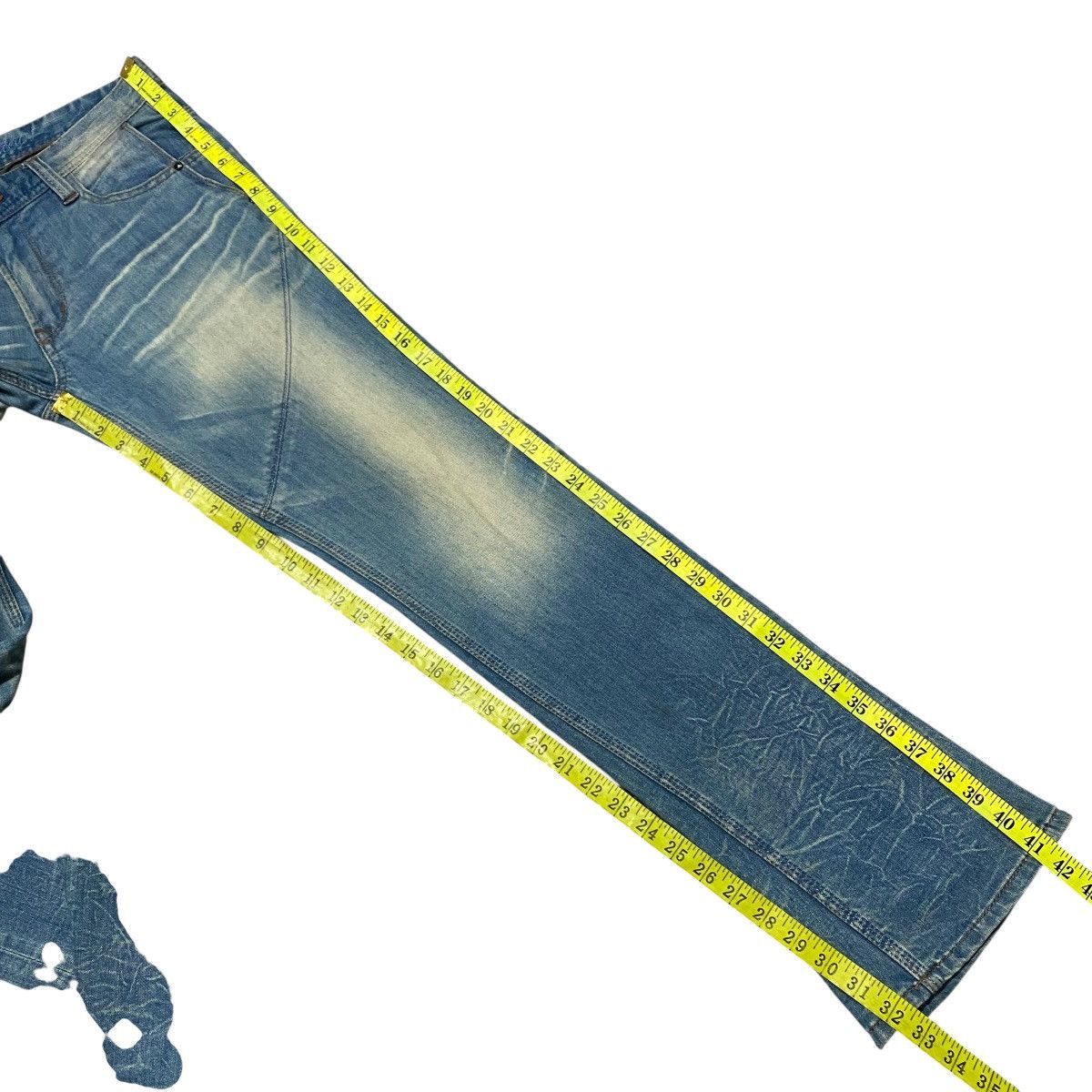 Nicole Club NCFM Denim Low Flare Jeans Size US 32 / EU 48 - 18 Thumbnail