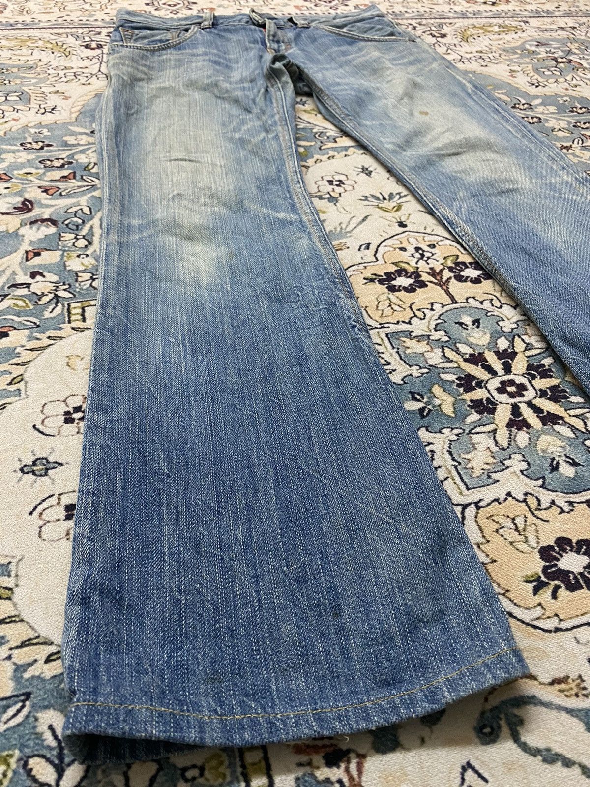 Edwin × Vintage 🔥 Flared Jeans X Edwin 503 Size US 32 / EU 48 - 2 Thumbnail