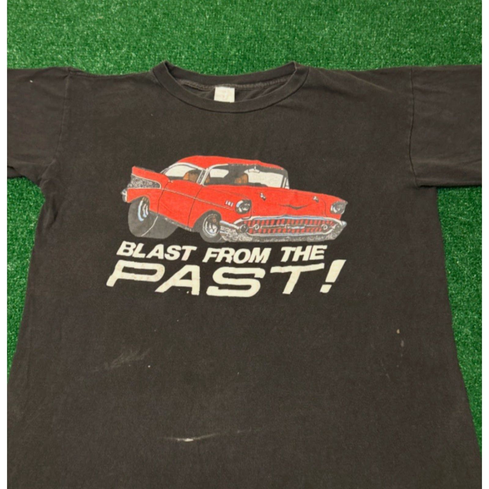 Vintage VINTAGE 90s Classic Car Chevy Bel Air VTG Shirt Mens L Black 90s Cars Vintage Hip Hop Punk Grunge Mens Size US L / EU 52-54 / 3 - 4 Thumbnail