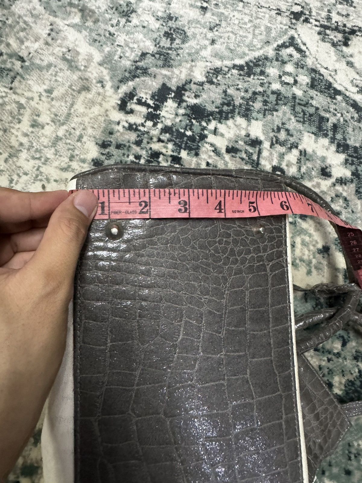 Japanese Brand ALGONQUINS HANDMADE BIRKIN STYLE HANDBAG Size ONE SIZE - 12 Thumbnail