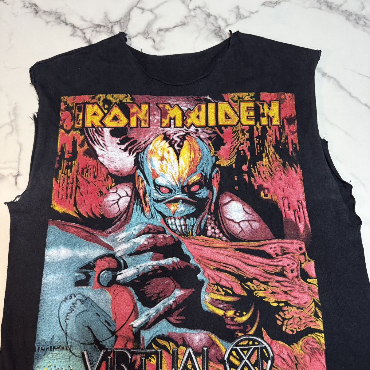 Iron Maiden Iron Maiden Vintage Shirt 90s Mexico bootleg Size US XL / EU 56 / 4 - 3 Thumbnail