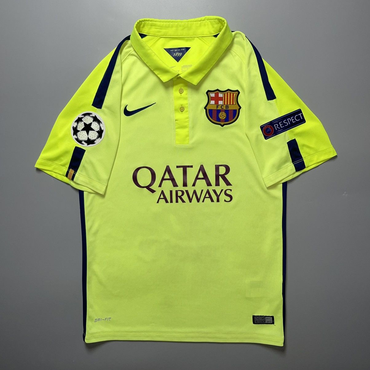 BARCELONA NIKE 2014/2015 FOOTBALL THIRD JERSEY #10 MESSI