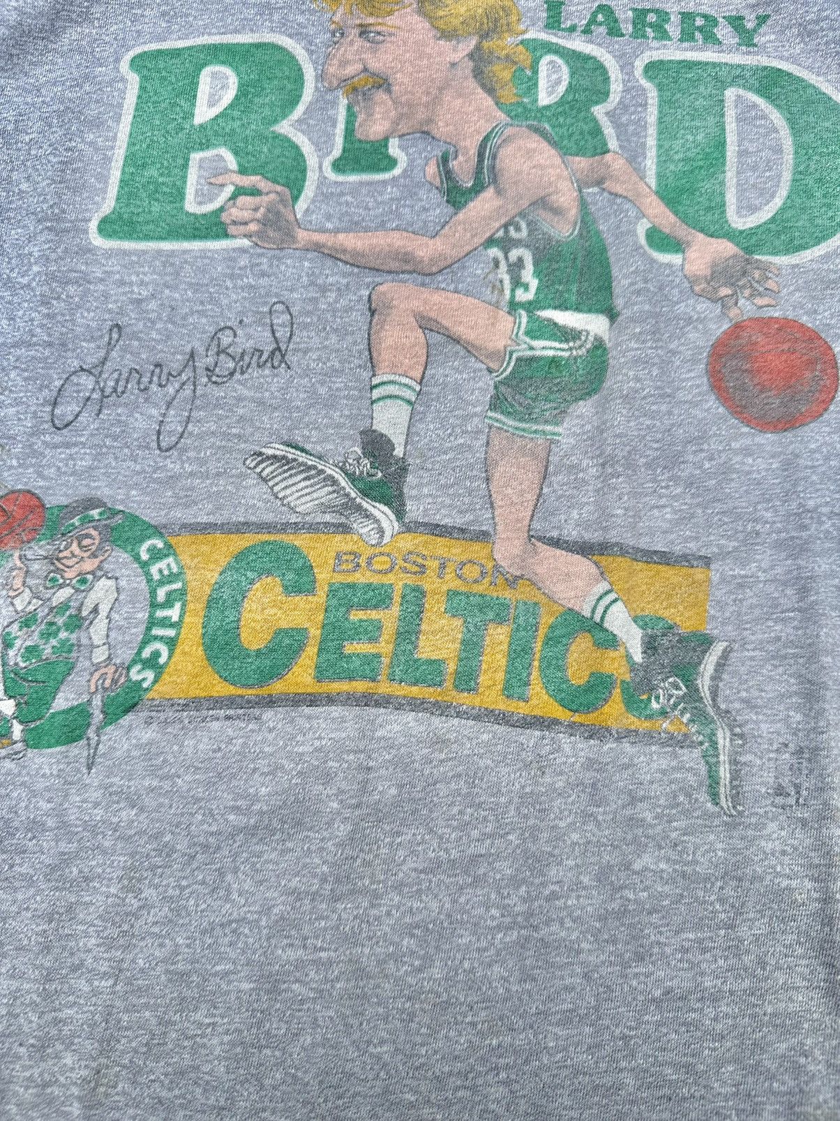 NBA × Salem Sportswear × Vintage Vintage Larry Bird Boston Celtics Size US S / EU 44-46 / 1 - 5 Thumbnail