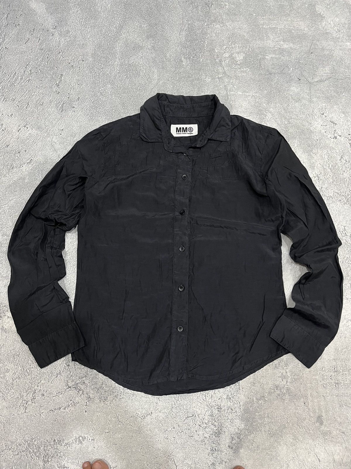 Maison Margiela 💊Need Gone💊 Maison Margiela Button Up Silk Shirt Size M / US 6-8 / IT 42-44 - 2 Thumbnail