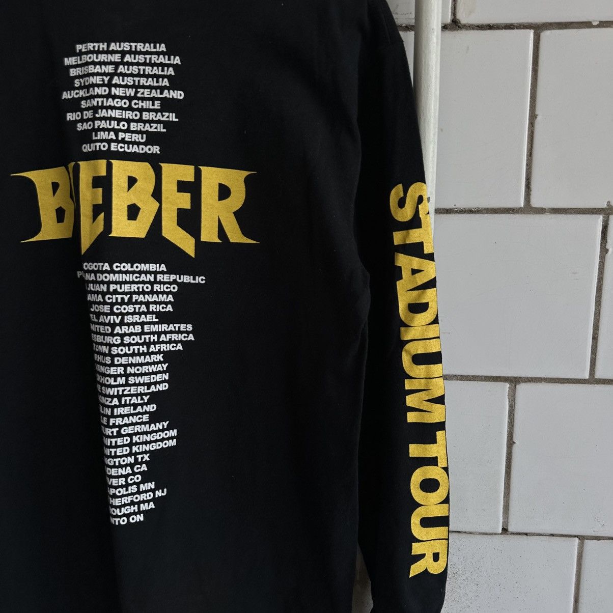 Justin Bieber Vintage Japanese Style Justin Bieber Longs-levee T-shirts Size US M / EU 48-50 / 2 - 7 Thumbnail