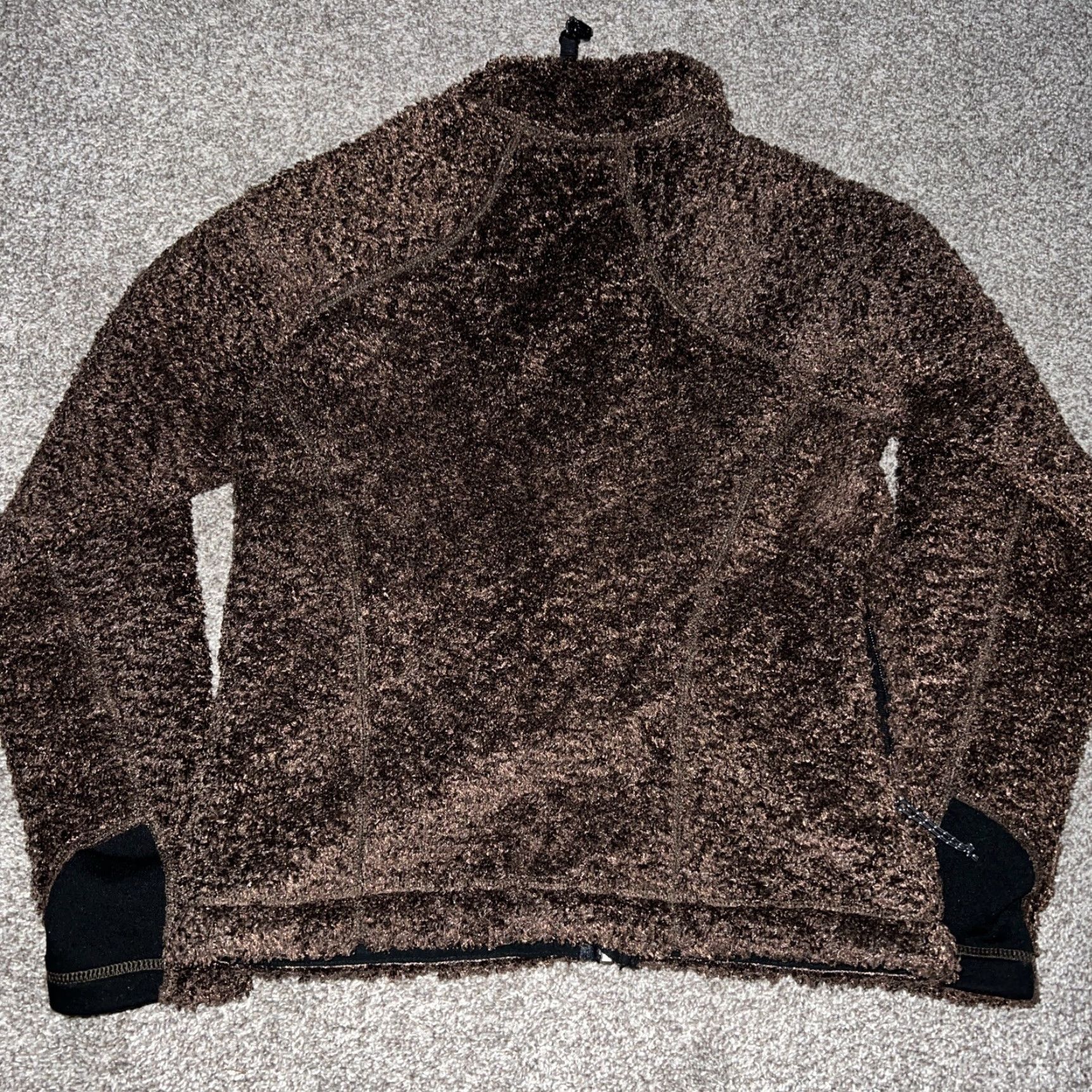 Mountain Hardwear VINTAGE Mountain Hardwear Brown Fleece Full Zip Jacket Womens Size XS Size XS / US 0-2 / IT 36-38 - 4 Thumbnail