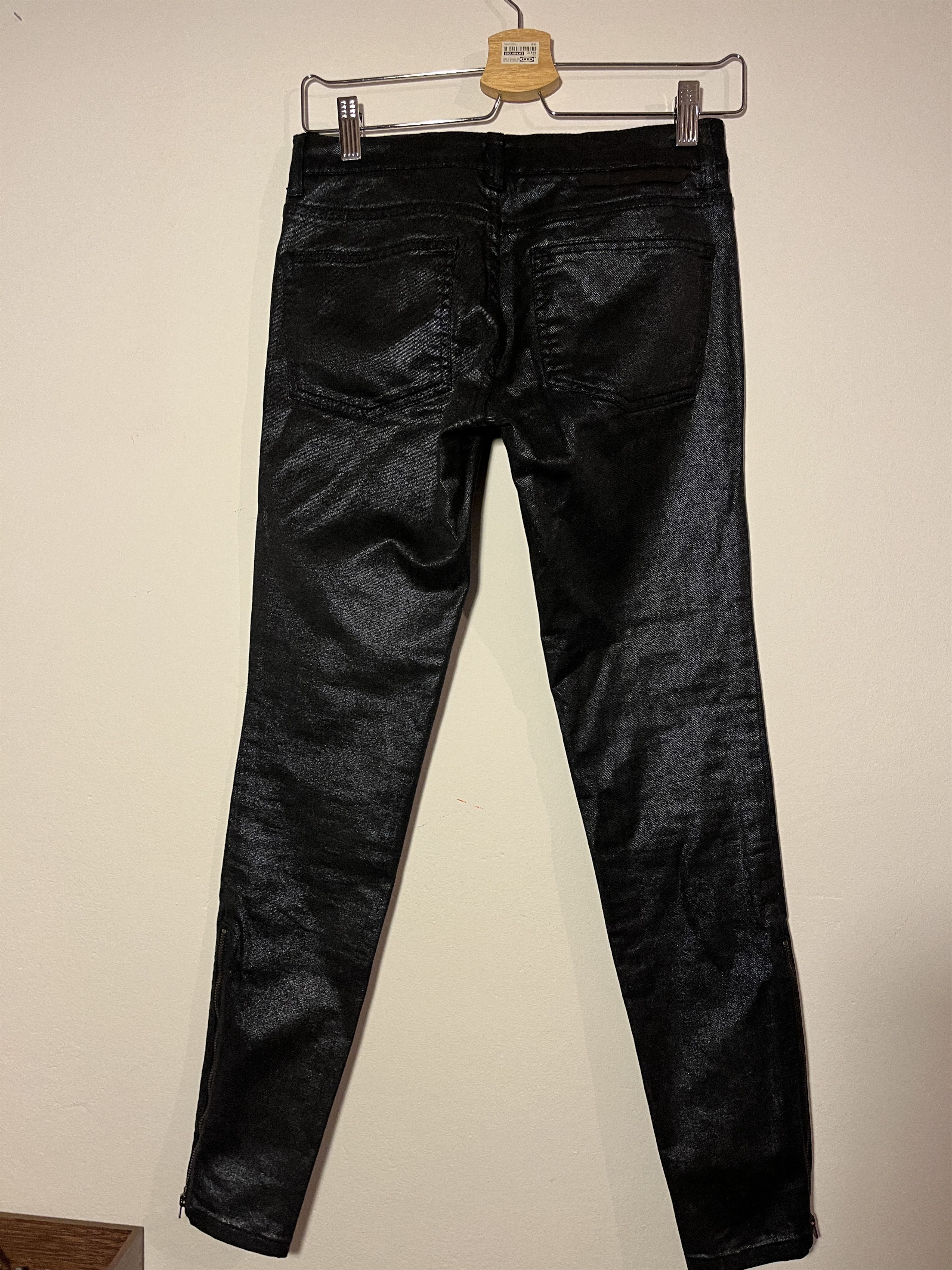 Stella McCartney Shiny dark blue slim jeans Size 25" / US 0 / IT 36 - 3 Thumbnail