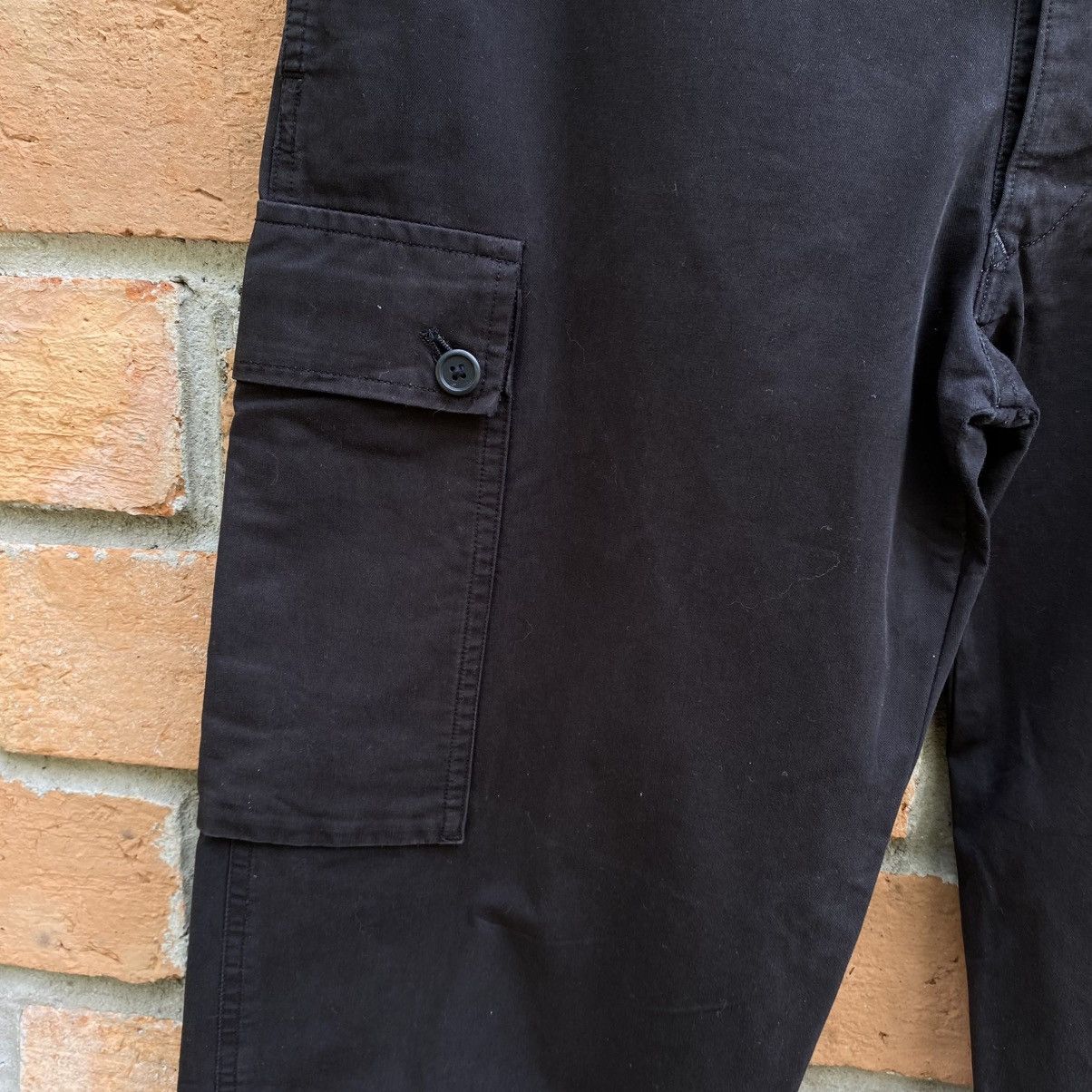 Yohji Yamamoto Yohji Yamamoto Black Cargo Pants Size US 38 / EU 54 - 13 Thumbnail